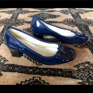 Repetto Camille Ballerina Navy Patent Leather 38.5